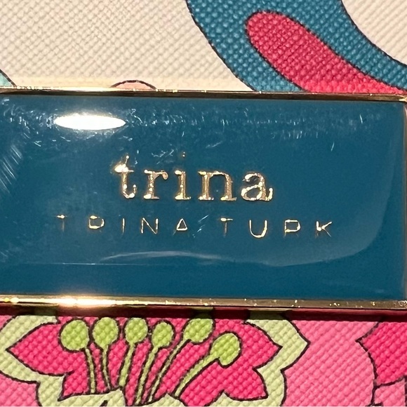 Trina Turk Printed Satchel "Floral Cloud Without Stripe” BNWT!! - Picture 2 of 11